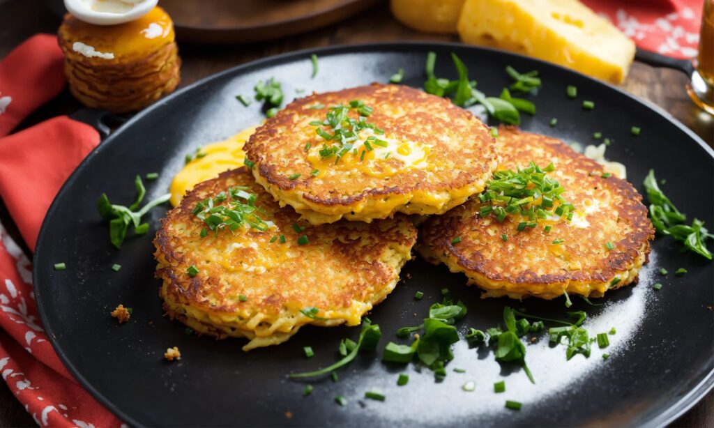 cheese potato pancakes