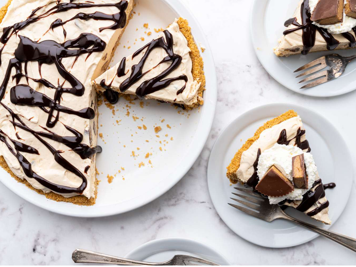 Frozen peanut butter pie