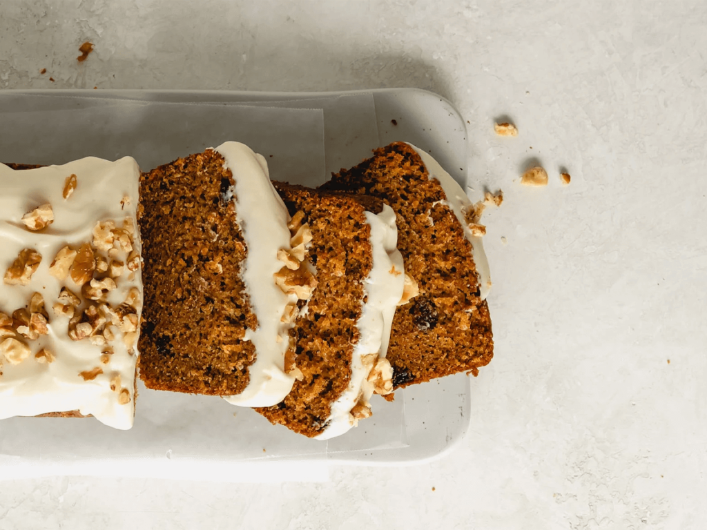 Carrot cake loaf