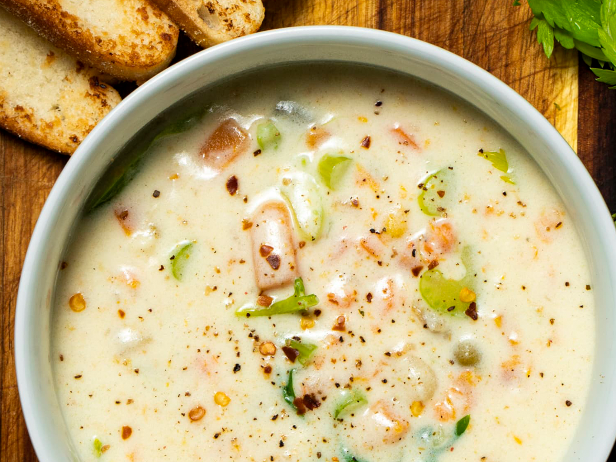 Creamy Vegetable and Chicken Soup Inspired by Dolly Parton's Stampede