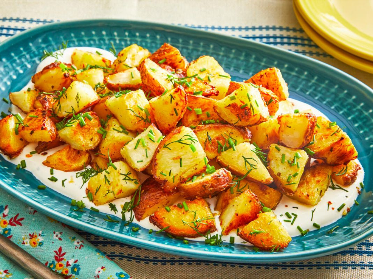 Roasted ranch potatoes