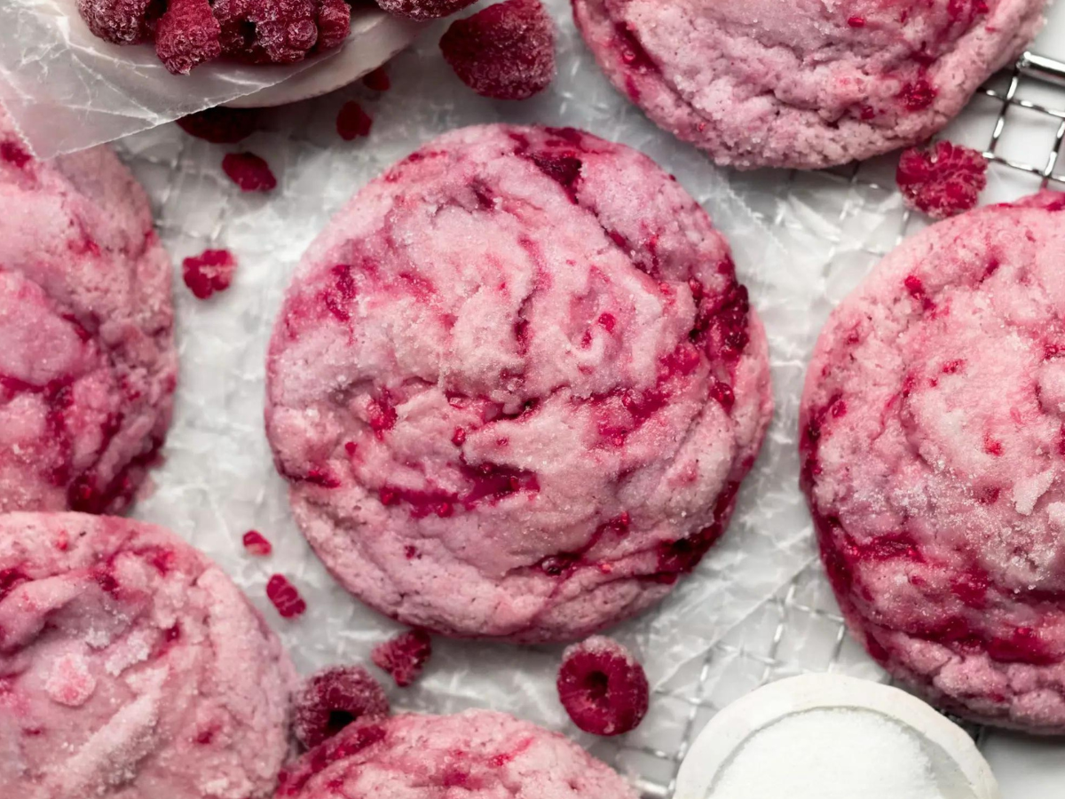 Raspberry cookies