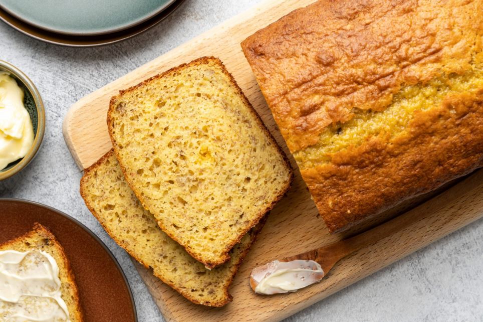 4 ingredient banana bread