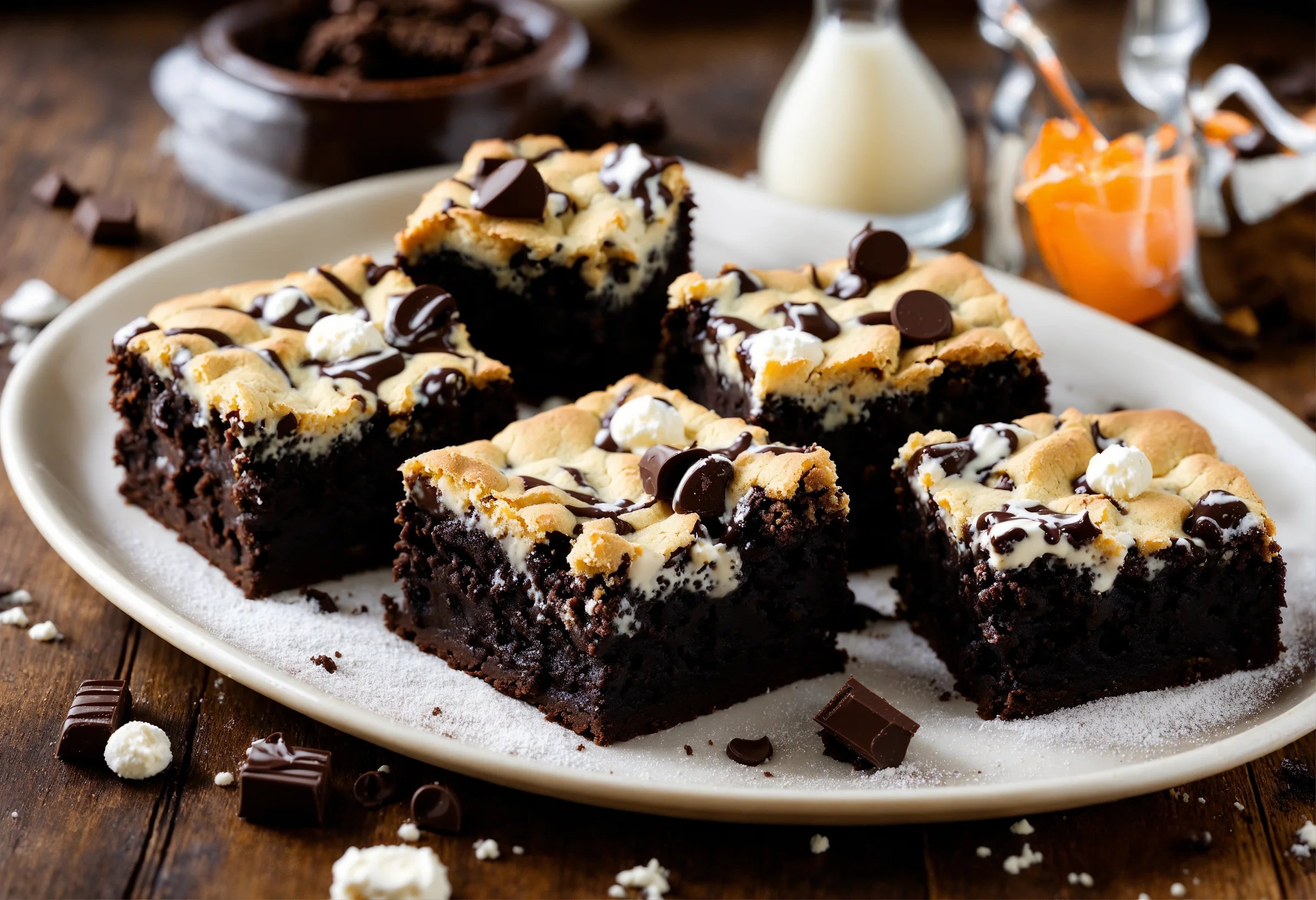 cookies and cream brownies