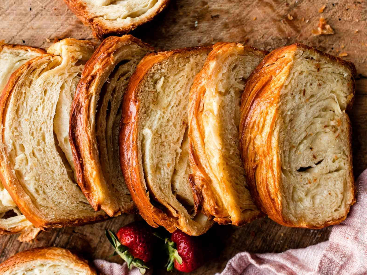 Croissant toast bread