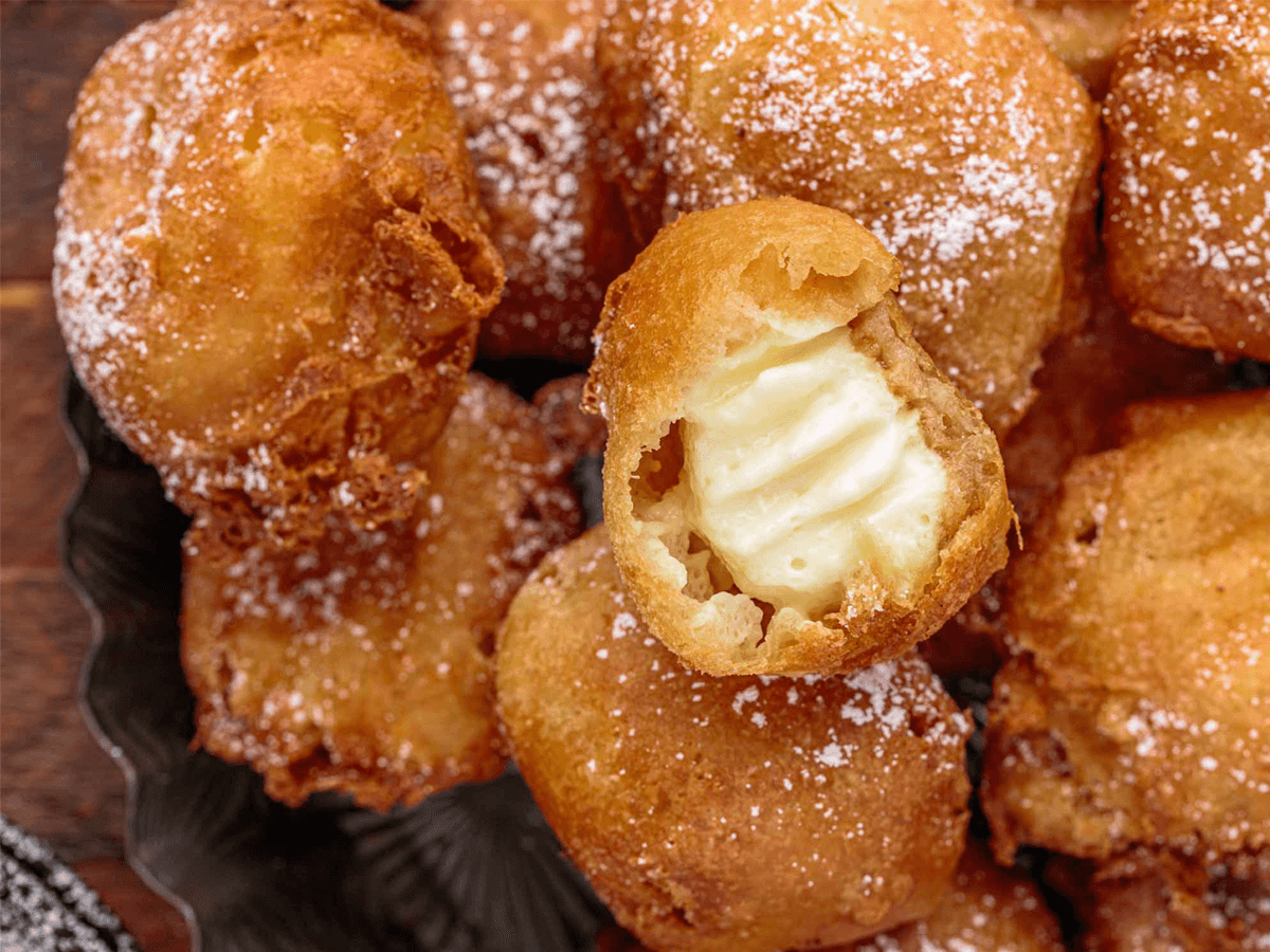 Fried cheesecake